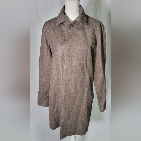A.PC. Wool H. Moser Long Coat Button - Picture 1 of 8